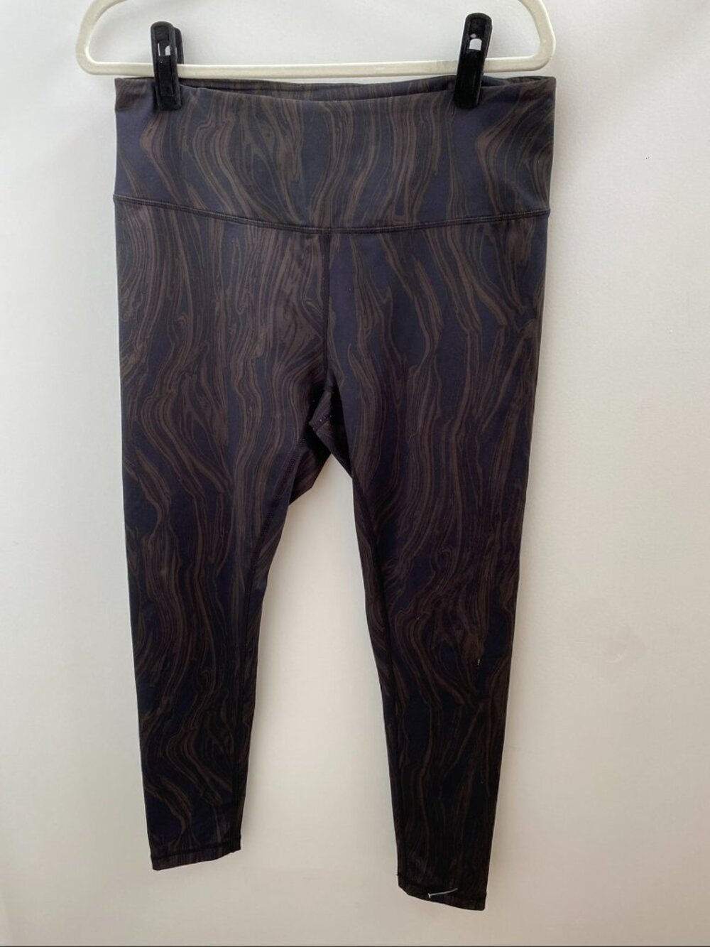 Zella High Waisted Marble Print Leggings - Size Large